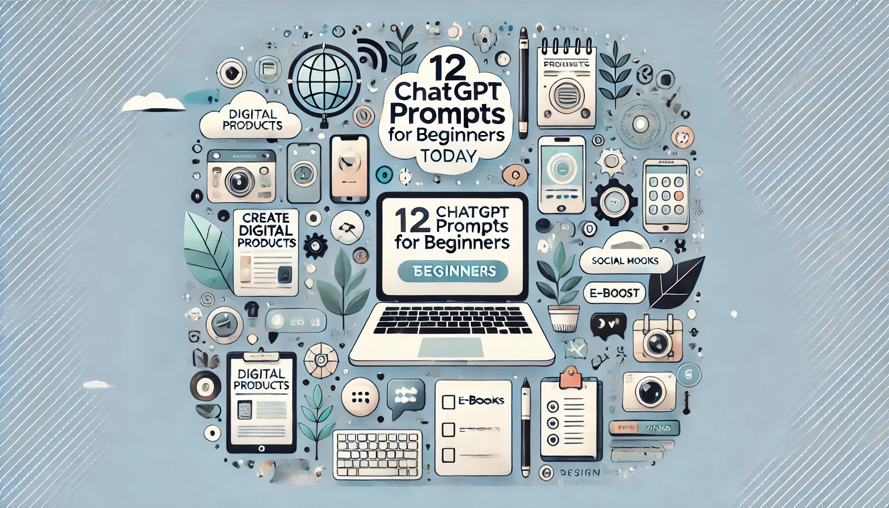 12 ChatGPT Prompts for Beginners to Create Digital Products Today